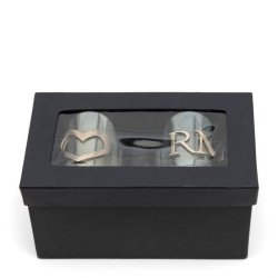RM  Love Votive Box gold 2 pieces