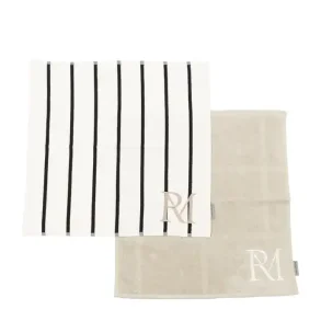 RM Kitchen Towel Stripes & Check, s�t m. 2