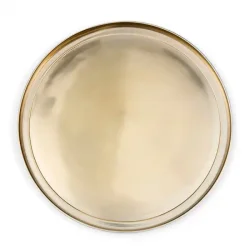 RM Candle Tray Chlo�, Gold