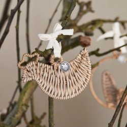 RM Easter Pendant Rustic Rattan Easter Chicken