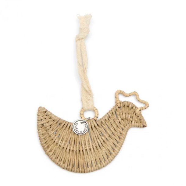 RM Easter Pendant Rustic Rattan Easter Chicken