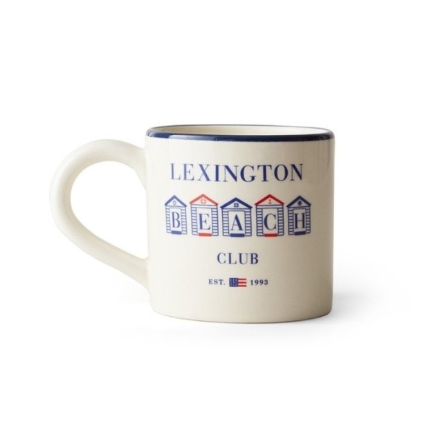 Lexington Beach Club Graphic Printed Earthenware Mug/4 stk.