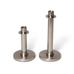 Lexington Metal Candle Holder With Striped Structure, s