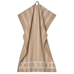 Lexington Cotton Jaquard Kitchen Towel Beige, s�t m. 2 stk.