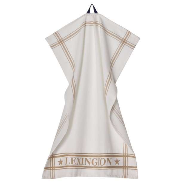 Lexington Cotton Jaquard Kitchen Towel Beige, s�t m. 2 stk.