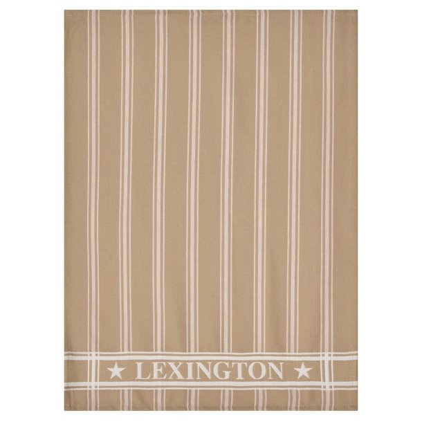 Lexington Cotton Jaquard Kitchen Towel Beige, s�t m. 2 stk.