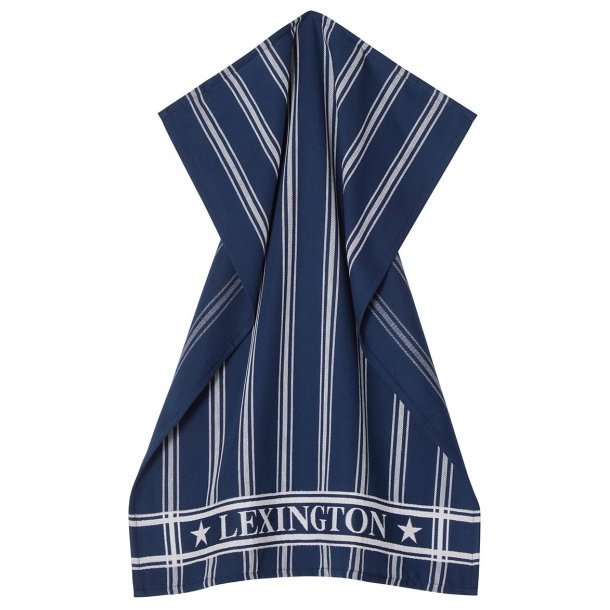 Lexington Cotton Jaquard Kitchen Towel Blue, s�t m. 2 stk.