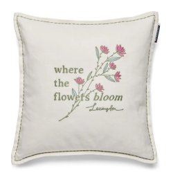 Lexington Flowers Bloom Linen Blend Pillow Cover