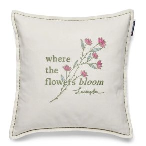 Lexington Flowers Bloom Linen Blend Pillow Cover