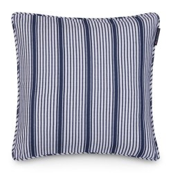 Lexington Icons Classic Striped Twill Pudebetr�k,  bl�/hvid
