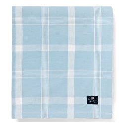 Lexington Checked Recycled Cotton Oxford Tablechloth 150 x 350 cm