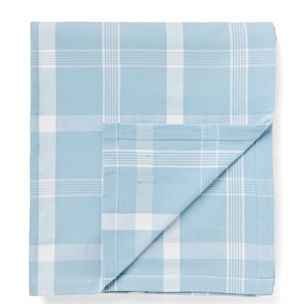 Lexington Checked Recycled Cotton Oxford Tablechloth 150 x 350 cm