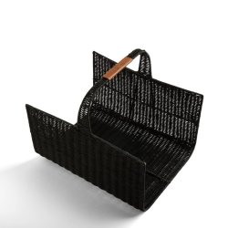 Lexington Firewood Holder, Black