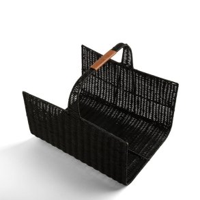 Lexington Firewood Holder, Black
