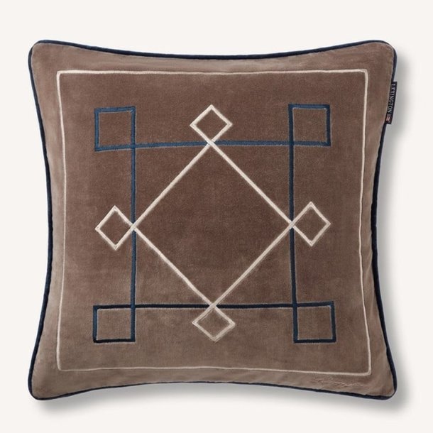 Lexington Graphic Embroidered Velvet Pudebetr�k