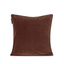 Lexington Block striped organic velour pudebetr�k,  Brown