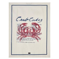 Lexington Crab Cakes Organic Cotton Twill Viskestykke