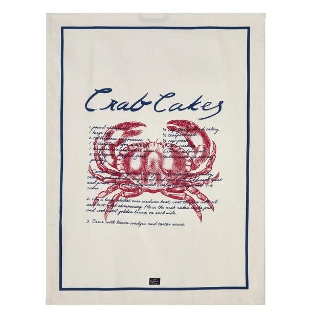 Lexington Crab Cakes Organic Cotton Twill Viskestykke