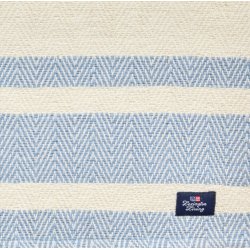 Lexington Striped Organic Cotton Herringbone d�kkeserviet