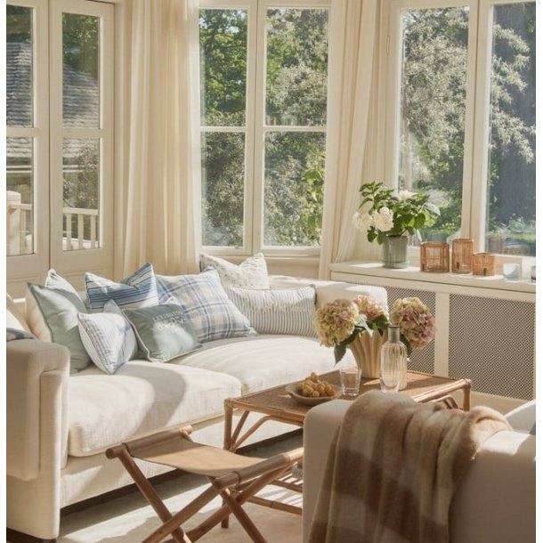 Lexington Organic Cotton Velvet Pillow Cover, Eucalyptus