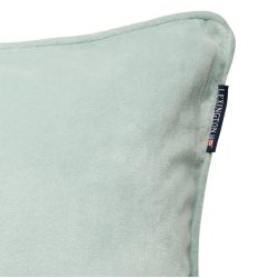 Lexington Organic Cotton Velvet Pillow Cover, Eucalyptus
