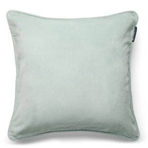 Lexington Organic Cotton Velvet Pillow Cover, Eucalyptus