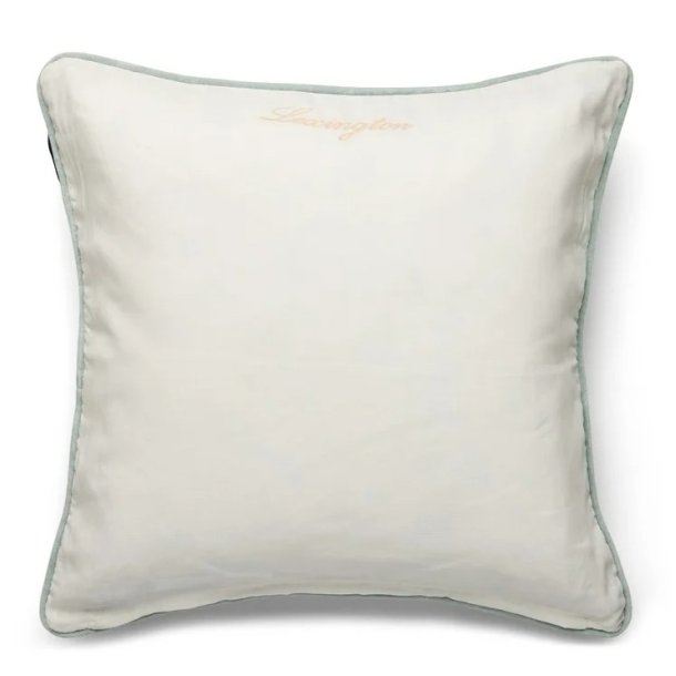 Lexington Organic Cotton Velvet Pillow Cover, Eucalyptus
