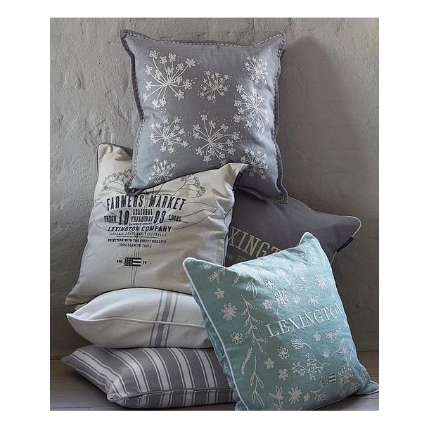 Lexington Farmers Market Organic Cotton Canvas Pudebetr�k, 50 x 50 cm