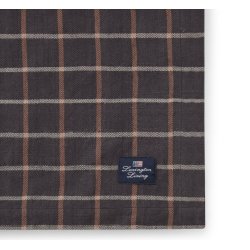 Lexington Checked Cotton/Linen Dug, 150x250 cm