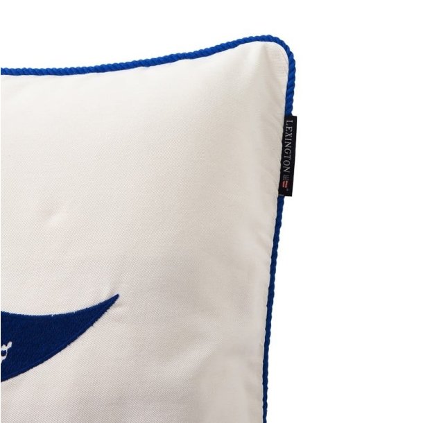 Lexington Flag Organic Cotton Twill pudebetr�k, hvidt/bl�t