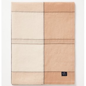 Lexington Checked tablecloth in linen blend, 150 x 250 cm