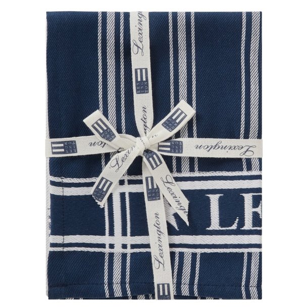 Lexington Cotton Jaquard Kitchen Towel Blue, s�t m. 2 stk.
