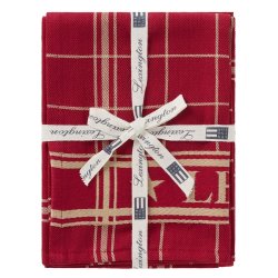 Lexington Cotton Jaquard Kitchen Towel Red-S�t m. 2