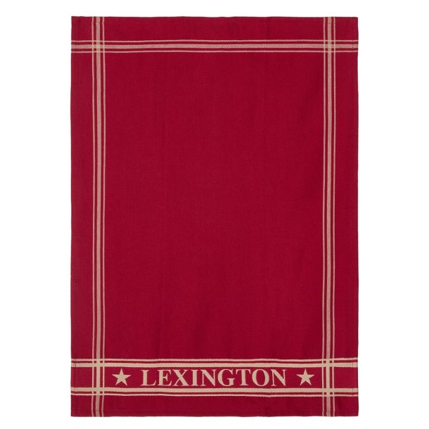 Lexington Cotton Jaquard Kitchen Towel Red-S�t m. 2
