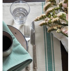 Lexington Striped cotton/jute placemat