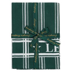 Lexington Cotton Jaquard Kitchen Towel Gr�n, s�t m. 2 stk.
