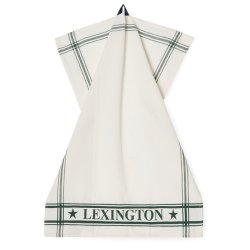 Lexington Cotton Jaquard Kitchen Towel Gr�n, s�t m. 2 stk.