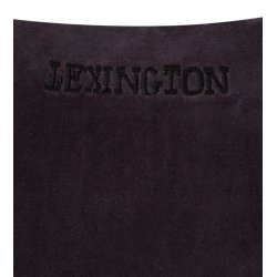 Lexington Block striped organic velour pudebetr�k,  m�rkegr�