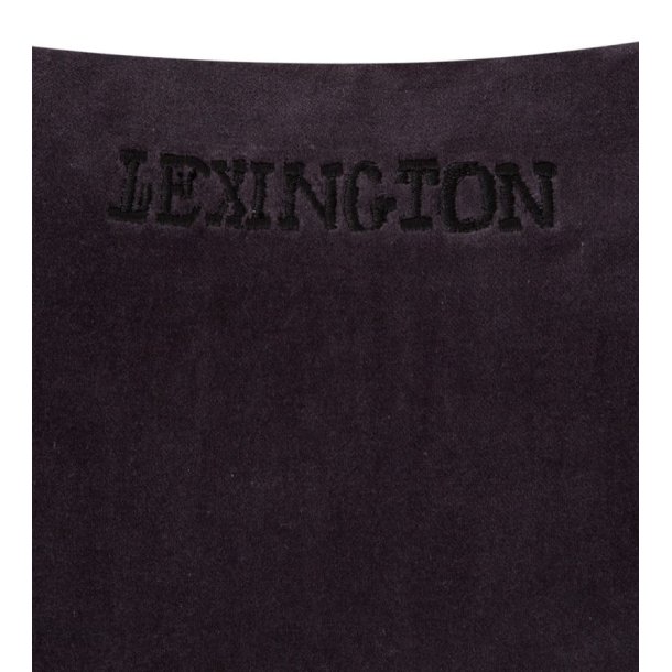 Lexington Block striped organic velour pudebetr�k,  m�rkegr�