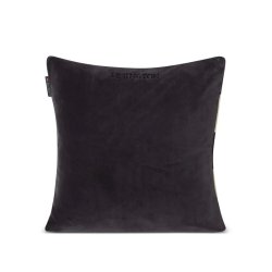 Lexington Block striped organic velour pudebetr�k,  m�rkegr�