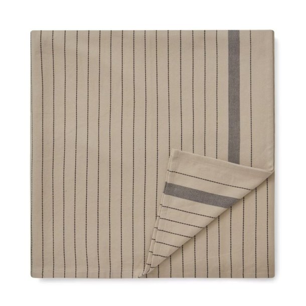 Lexington Striped Organic Cotton Tablecloth, 150 x 250 cm