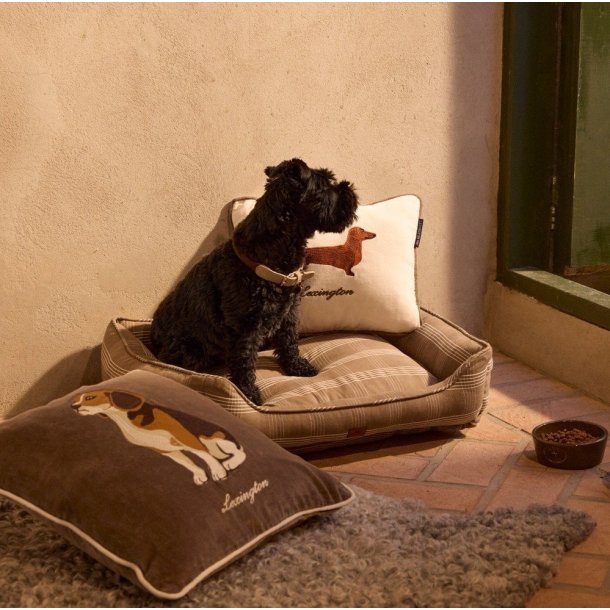 Lexington Dog Organic Cotton Velvet pudebetr�k, Stone
