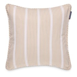 Lexington Icons Classic Striped Twill Pudebetr�k,  beige/hvid