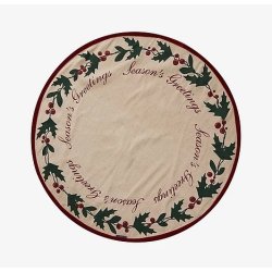 Lexington Jute/Cotton Christmas Tree Mat