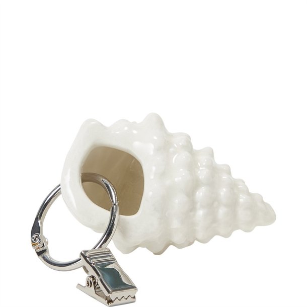 Lexington Shell Stoneware Dugv�gt, Hvid, S�t med 4. stk.