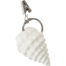 Lexington Shell Stoneware Dugv�gt, Hvid, S�t med 4. stk.