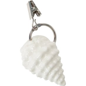 Lexington Shell Stoneware Dugv�gt, Hvid, S�t med 4. stk.