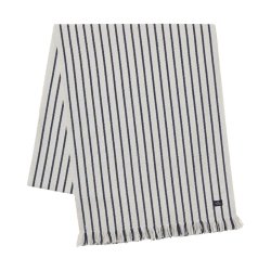 Lexington Striped Recycled Cotton Runner with Fringes, 50 x 350 cm