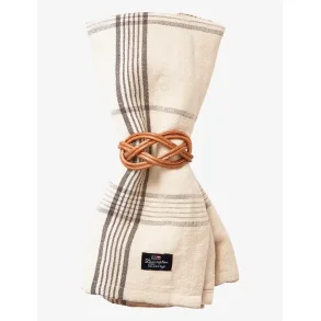 Lexington Checked Napkin  in linen blend, 50 x 50 cm