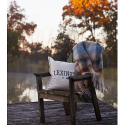 Lexington Logo Message Organic Cotton Velvet Pudebetr�k